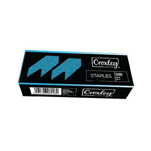 Croxley 26/6 Staples Box of 5000