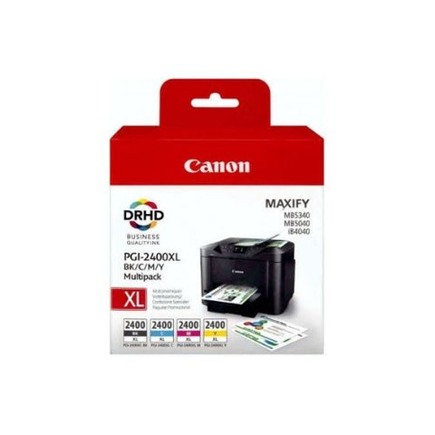 Canon PGI-2400XL, MB5040/MB5340 Black/Yellow/Cyan/Magenta Multipack