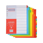 A-Z Rainbow Cardboard Divider IND3210 A4