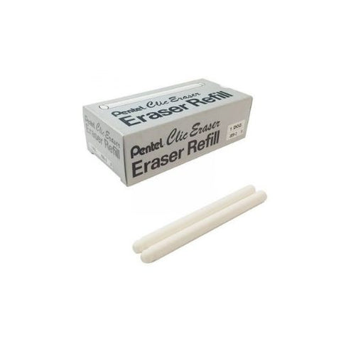 Clic Eraser Refill Pkt 2