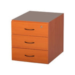 3-Drawer Fitted Pedestal