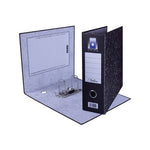 Lever Arch File A4 Giant 100mm Mottled Black Cardboard