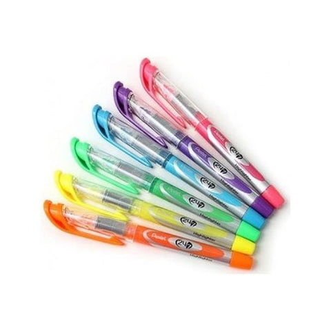 Pentel Pen Highlighter Wallet of 6