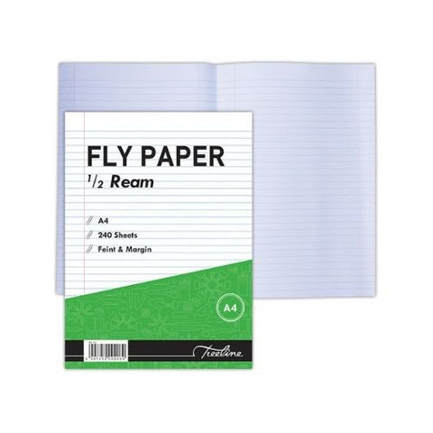 A4 Fly Ruled Paper Feint And Margin