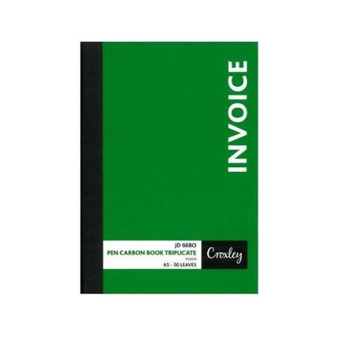 Croxley JD 22 BO A5 Duplicate Invoice Book