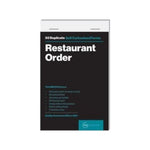 RBE Duplicate Restaurant Order Pad 0157