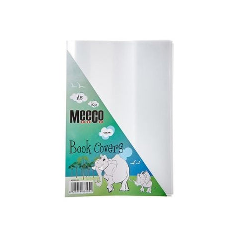 A4 Meeco PVC Book Covers Pkt 10