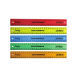 Neon Shatterproof Ruler 30cm