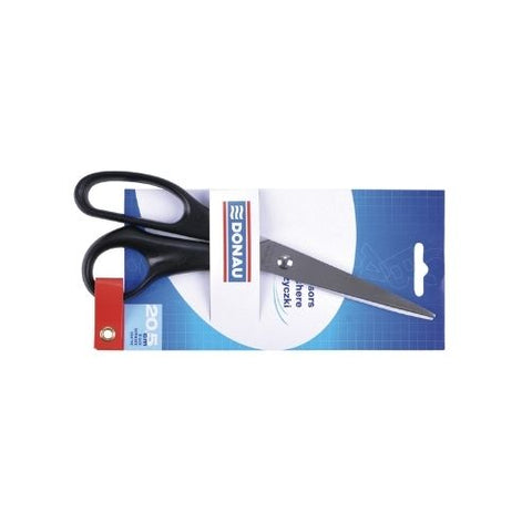 Donau 20cm Black Handle Scissors