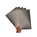 Clear Frosted Sheets 180 micron Pkt 100